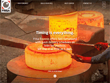 Tablet Screenshot of frisaexpress.com